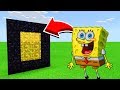 How To Make A Portal To SPONGEBOB in Minecaft Pocket Edition/MCPE