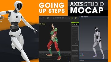Perception Neuron Axis Studio & iClone ~ Going Up Steps Motion Capture