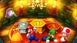 Mario Party Star Rush Minigames - Mario vs Daisy vs Luigi vs Toad