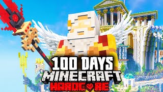 I Survived 100 Days as ZEUS in Hardcore Minecraft