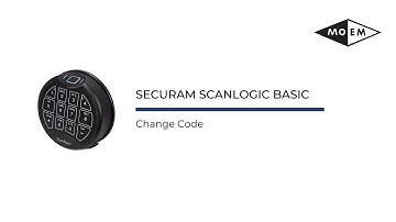 MOEM Safe - Change Code SecuRam ScanLogic Basic