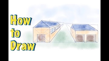 How to Draw - 1 Point Perspective - Part 1 (Prisms)