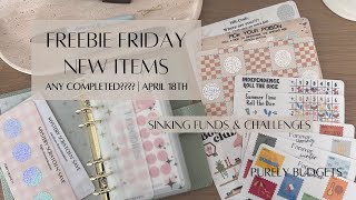 FREEBIE FRIDAY | APRIL 18TH | NEW ITEMS LAUNCHING.....