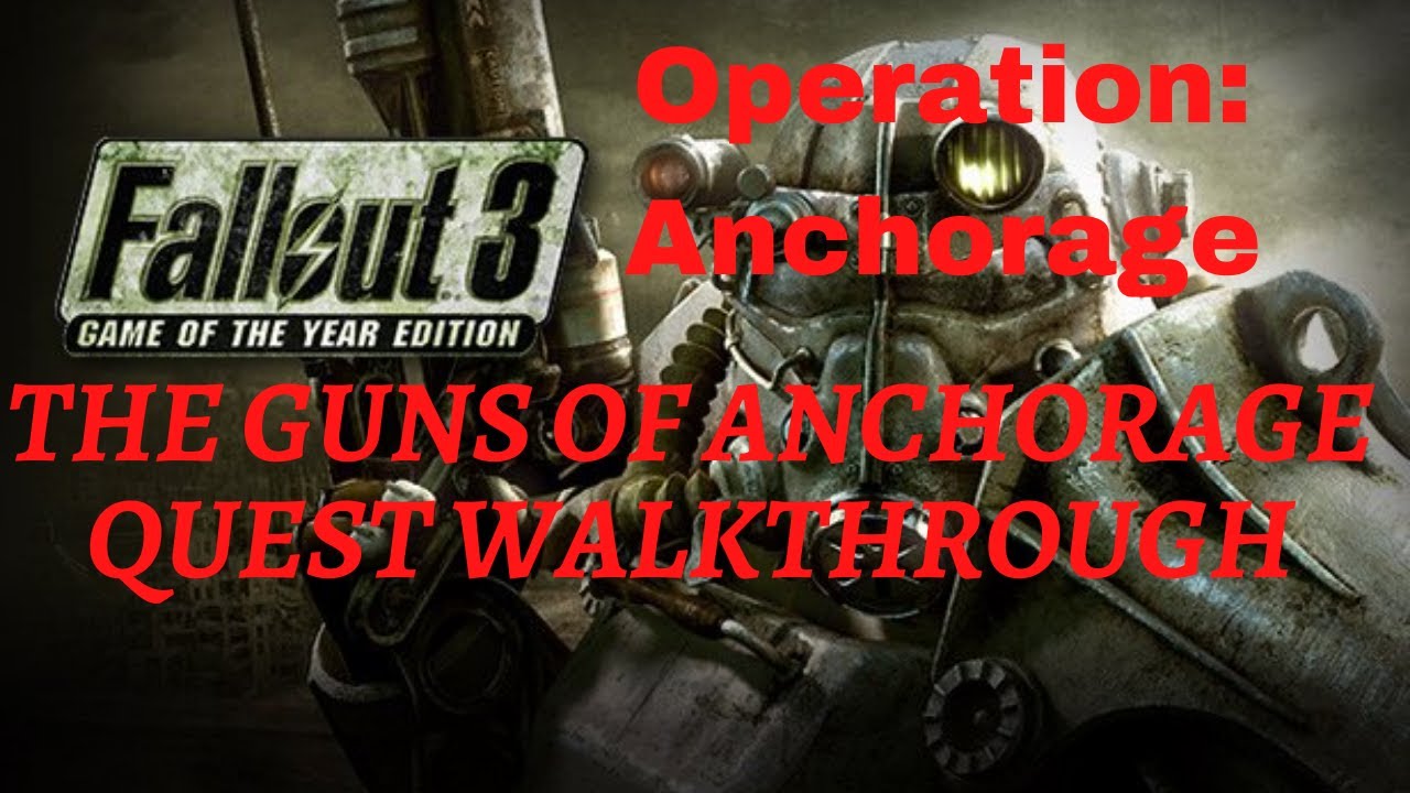 Fallout 3 Operation: Anchorage The Guns of Anchorage Quest Walkthrough - YouTube