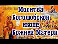 Молитва Боголюбской иконе Божией Матери за родных и близких