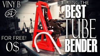Building for free, the BEST TUBE BENDER EVER....#bigstatement #tubebending #tubebender #bender