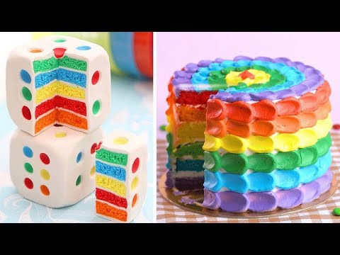 rainbow-cake-decorating-ideas-for-your-easter-|-awesome-diy-homemade-cake-recipe-|-extreme-cake