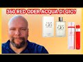 Welchen kaufen 360 red for men oder acqua di gio   perry ellis  armani