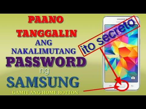 paano mabuksan ang password ng samsung android phone| how to reset  android phone