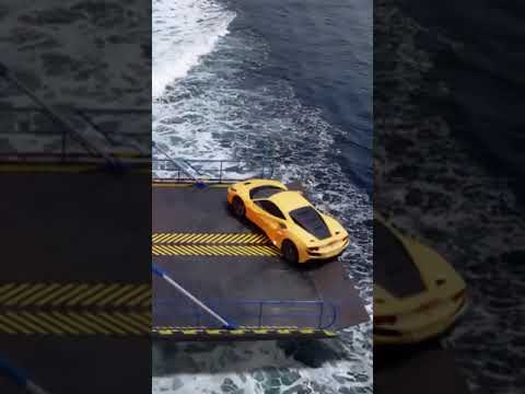 Lamborghini falls into
