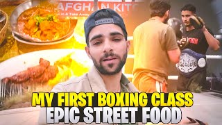 My First Boxing Class and Melbourne’s Epic Street Food || Husnain Khan