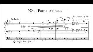 Reger: Basso ostinato op. 92 Nr. 4