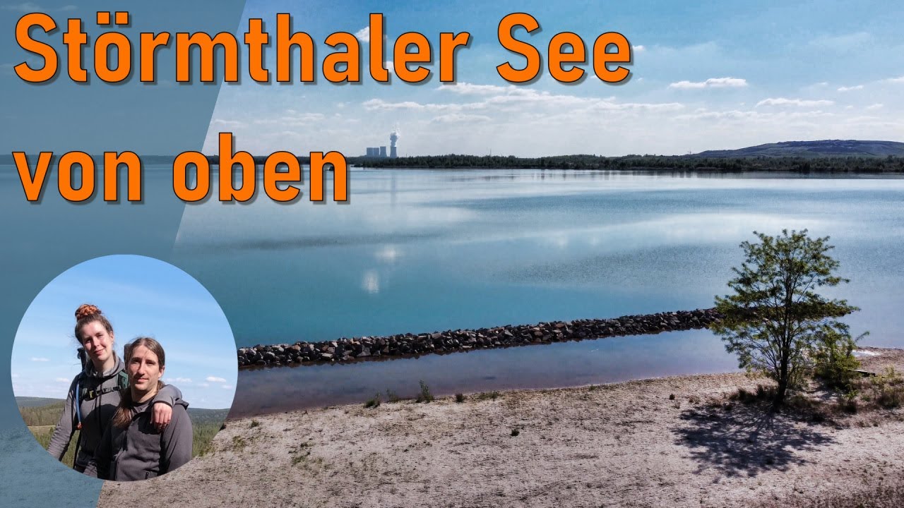Der Störmthaler See von oben