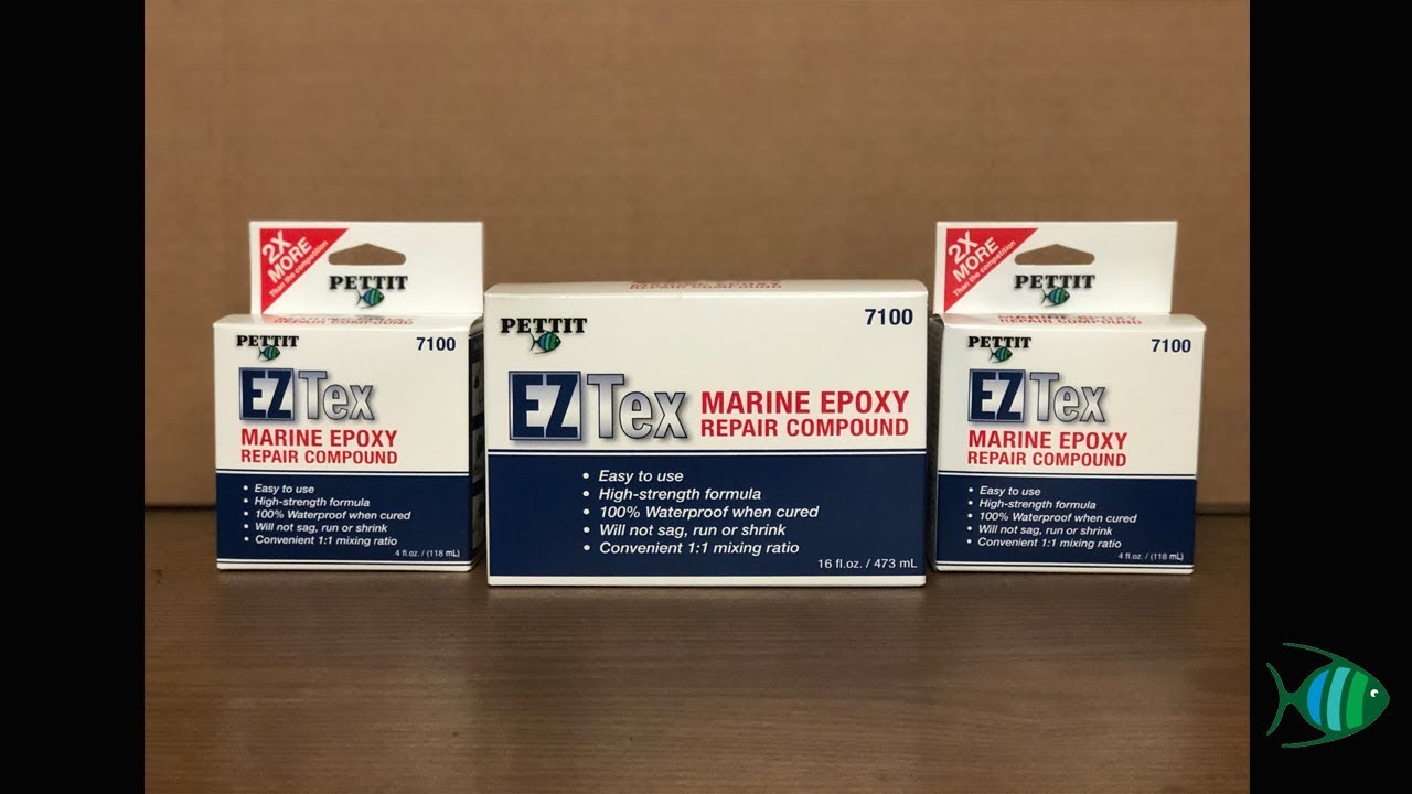 Pettit EZ-Tex Marine Tex Epoxy Repair Compound 710010 710020