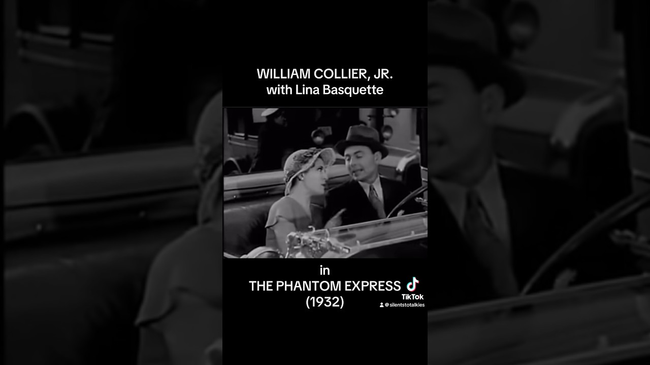 William Collier, Jr. and Lina Basquette in THE PHANTOM EXPRESS (1932)! 