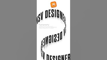 Amazing tips and tricks for typography text effect in Adobe Illustrator #shorts #shortvideo