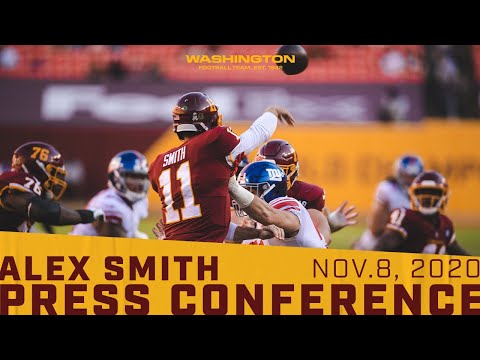 Press Conference: Alex Smith | November 8, 2020