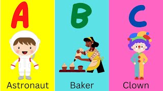 Learn Alphabet occupations /Jobs and Alphabet for kids/ Alphabet phonics with Jobs