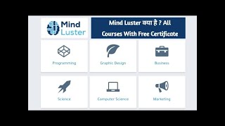 FREE Online Courses with Certificate by MindLuster  | REPUTED Tech & Non-Tech Courses 