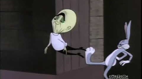 Bugs Bunny & Evil Scientist vs. broken bottle of ether