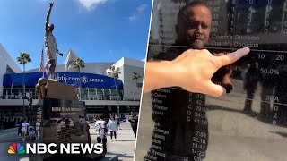 Fans point out typos on Kobe Bryant statue outside Crypto.com Arena