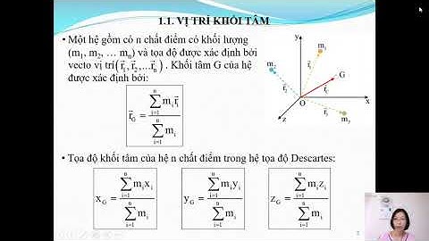 Vật lý 1 - Chương 3 - Cơ học vật rắn