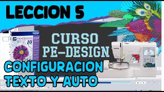 PE DESIGN 10 para PRINCIPIANTES #5🧵 PERFORACIÓN AUTOMATICA, HERRAMIENTA DE TEXTO Y FORMAS screenshot 5