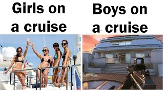 Boys vs Girls Memes