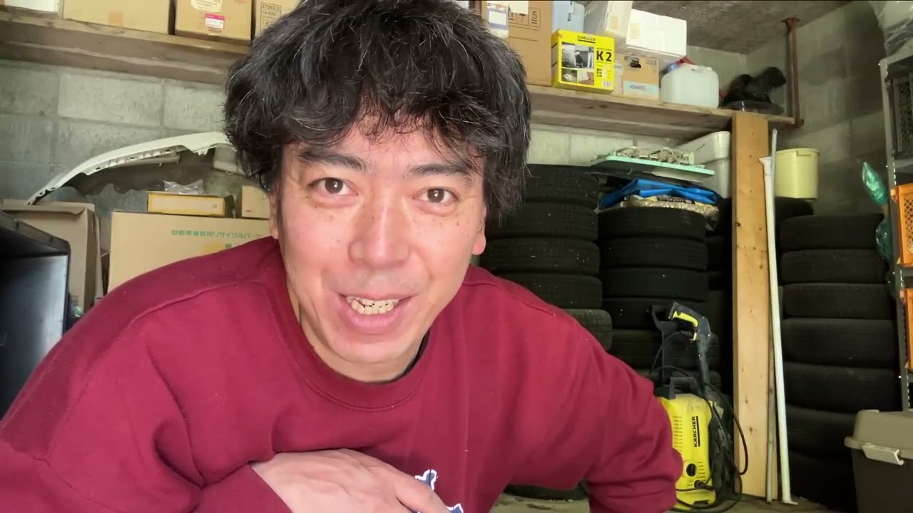 富山の家系 タイヤの空気入れ 富山のカリスマ美容師