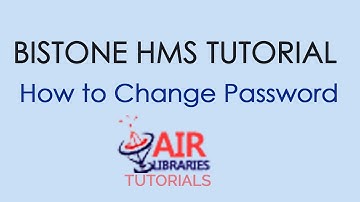 Bistone Hotel Management Software - Change password and test