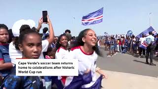 Cape Verde's Blue Sharks return home to hero's welcome