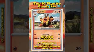 Top 10 Most Valuable Pignite Pokémon Cards #pokemon #pokemoncards #pokémon #top10 #tcg #tradingcards