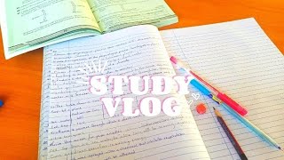 Study Vlog| Productive Final Exam Study Session|Study with me