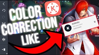 VELOCITY COLOR CORRECTION LIKE KOROSU | TUTORIAL IN KINEMASTER