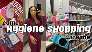 come HYGIENE SHOPPING with me for 2024: target , walmart, trying tiktok shop products + $200 haul