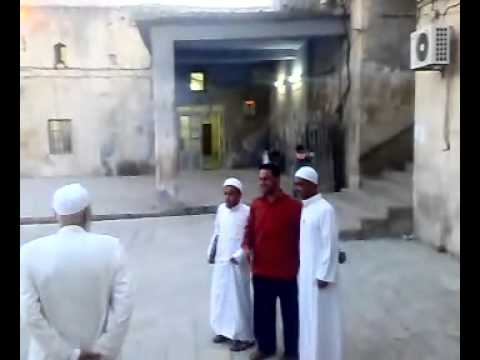 معرة النعمان آذان المسجد الكبير لصلاة المغرب 