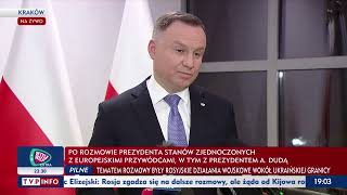 Prezydent Andrzej Duda Wobec Rosji Nie Wolno Ustępować.