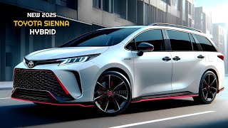 2025 Toyota Sienna Hybrid Officially Revealed - New Innovation for Family Comfort