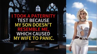 I took a paternity test because my son doesn't resemble me, which caused my wife to panic.