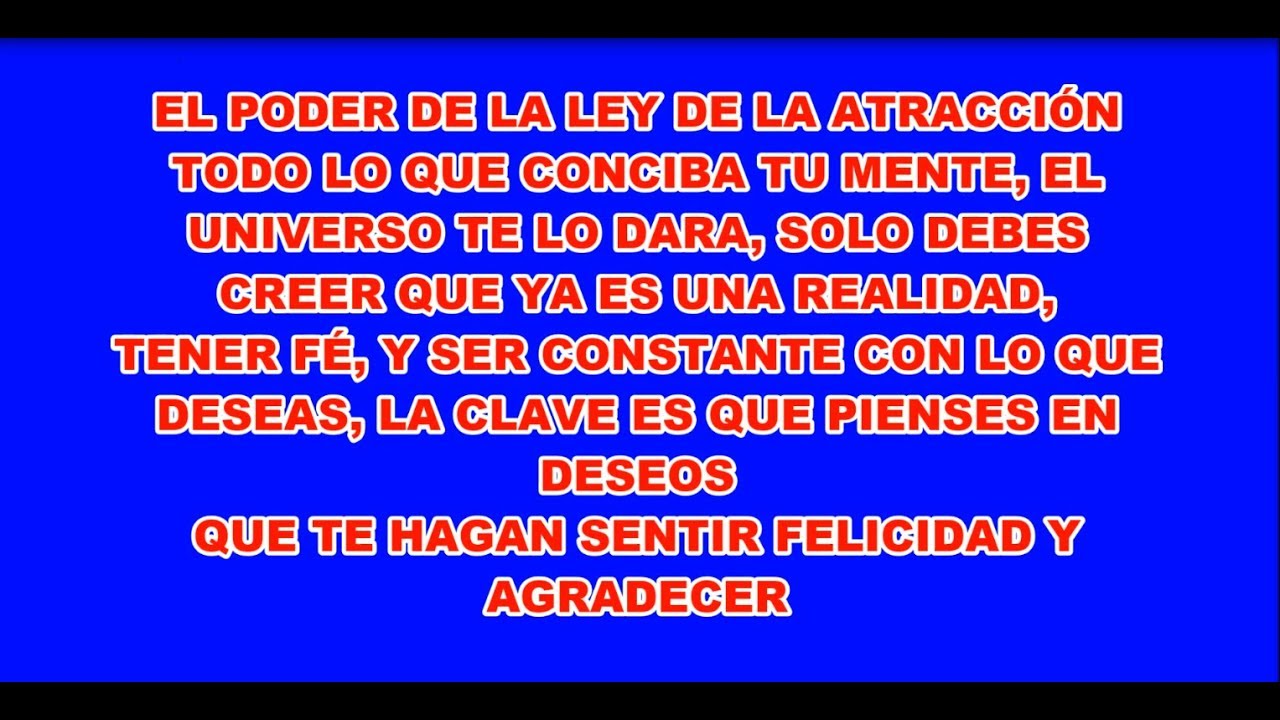 PODEROSAS AFIRMACIONES PARA ATRAER RIQUEZAS A TU VIDA - YouTube
