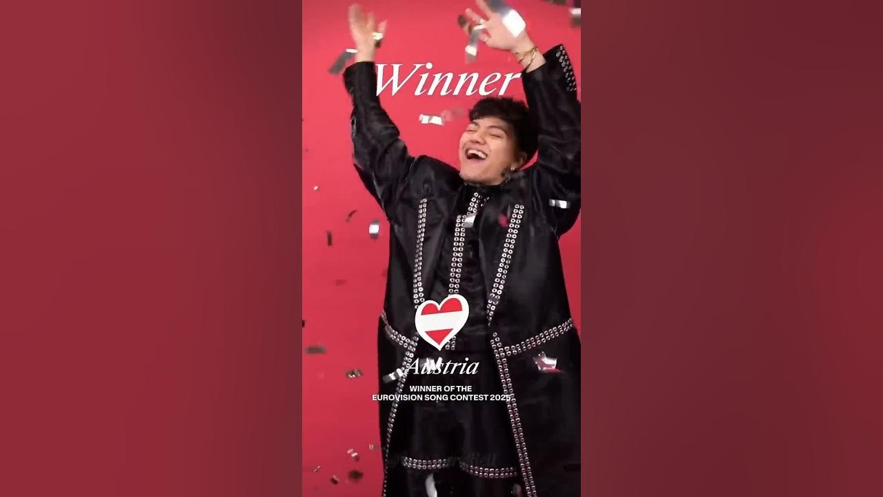 Congratulations🎊 to JJ 🇦🇹 who won Eurovision Song Contest 2025🥰 I love him so much❤️ #eurovision2025 Congratulations🎊 to JJ 🇦🇹 who won Eurovision Song Contest 2025🥰 I love him so much❤️ #eurovision2025