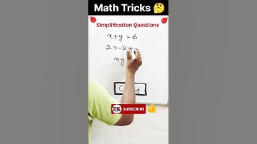 Math Tricks 🤔 #simplification #mathtricks #shorts #trending #viralvideo #youtubeshorts #fun