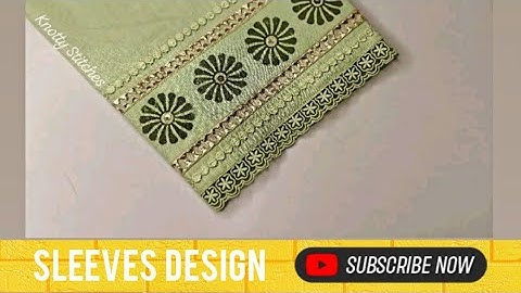 Beautiful and easy kurti design with block printing and laces/ kurti design 🩷