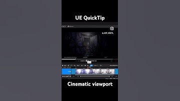 UE QuickTip - Cinematic viewport