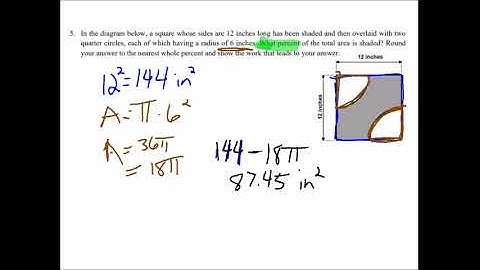 Geometry - Unit #10, Lesson #4 - Area of a Circle