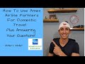 Viewer Question: How To Use Amex Airline Partners For Domestic Travel | Waller&#39;s Wallet
