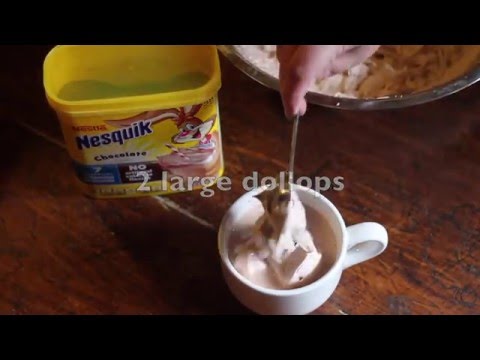 Nesquik Hot Chocolate with Nesquik Whipped Cream Recipes