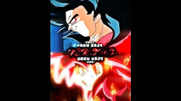 Goku SSJ4 (Gt) VS Goku SSJ4 (Daima) - WIS Edit
