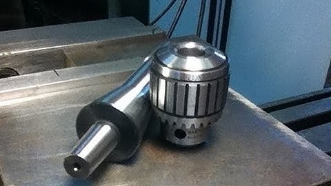 Installing An Arbor Into A Drill Chuck