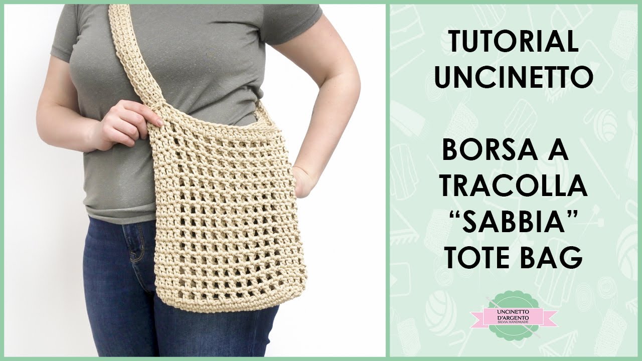 Tutorial borsa tracolla uncinetto 